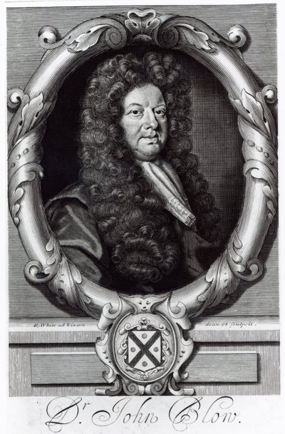 Portrait of John Blow (1649-1708) by Robert White